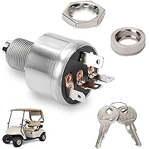 EZGO TXT Ignition Switch, Starter Switch Key Fits Golf Cart