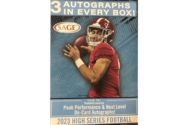 2023 Sage NFL Football Draft Picks HIGH Series Blaster Box with 3 GUARANTEED AUTOGRAPHS