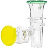 YZC Lemon Squeezer &ndash; 2-Pack Lemon-Juicer &ndash; BPA-Free Plastic Lime Juicer&ndash; Compact Juice Extractor Citrus Press with Lid &ndash; Squeeze Lime for Cocktails, Drinks