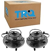 TRQ Front Left and Right Wheel Bearing and Hub Assembly Set 2 Piece Compatible with 06-08 Dodge Ram 1500 Regular Cab With 4 Wheel ABS 06-08 Ram 1500 Crew Cab 2009 Ram 1500 2009 Ram 1500