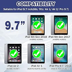 ZoneFoker 9.7" Case for iPad 6th/5th Generation