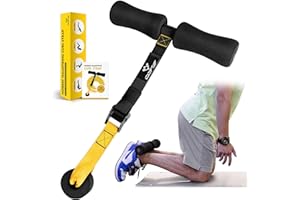 COFOF Nordic Hamstring Curl Strap, Nordic Curl Strap Holds 420 Pounds Great for Hamstring Curls, Sit-ups, Spanish Squats, Ab Workout, 5 Second Setup Nordic Curl Strap Home Fitness Equipment