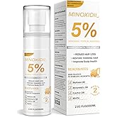 Minoxidil for Men and Women, Hair Growth Biotin Serum with Batana and Rosemary for Hair Beard Regrowth Treatments Extra Strength Hair Loss Solution, Clinically Proven to Regrow Thicker