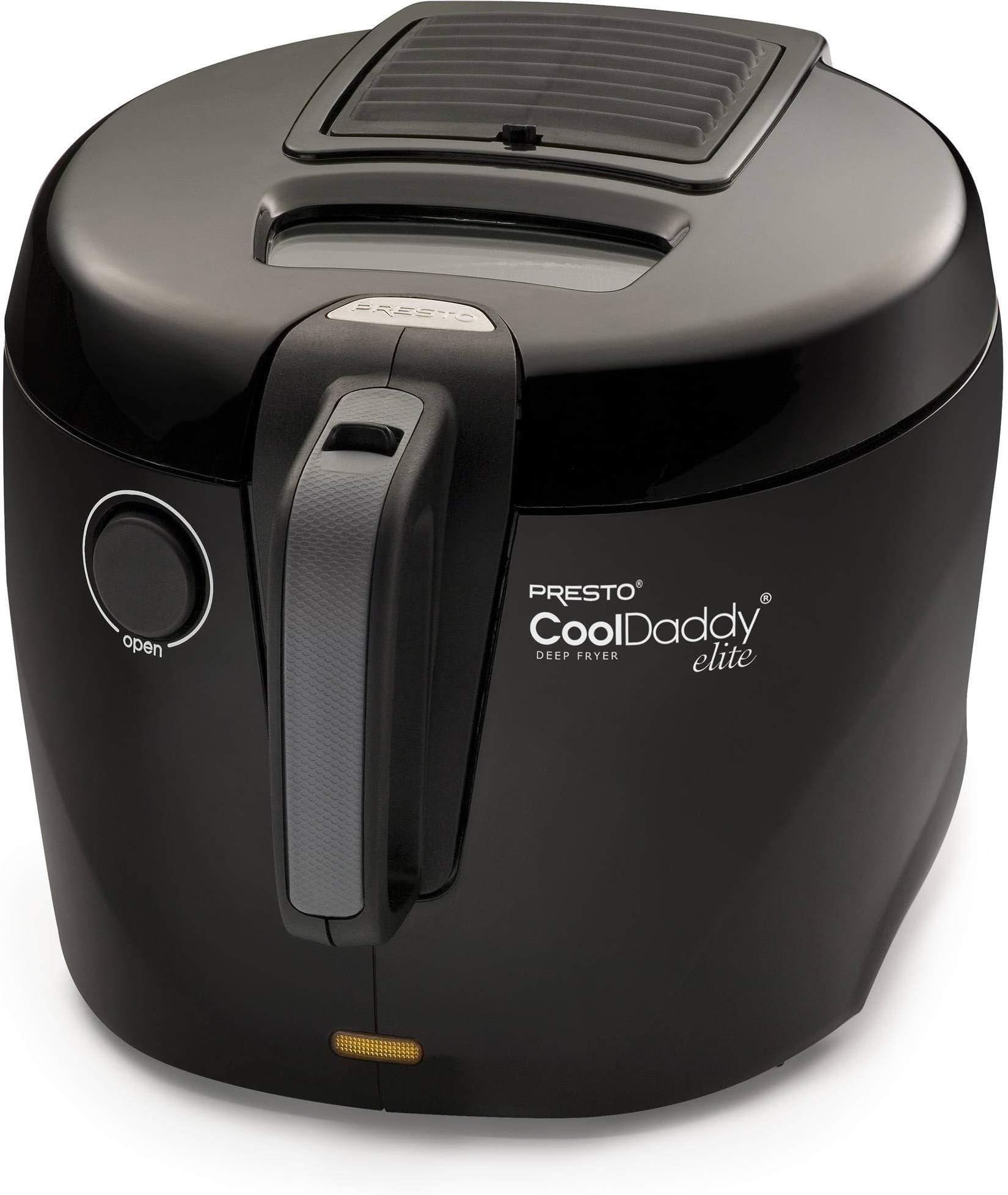 Presto 05446 CoolDaddy Elite Cool-Touch Electric Deep Fryer (Black, Elite)