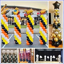 DECOJOY Balloon Columns Stand Set of 4, 7 Feet