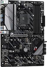 ASRock X570 Phantom Gaming 4 ATX Motherboard AMD AM4 CPU PCIe 4.0 RGB view 4