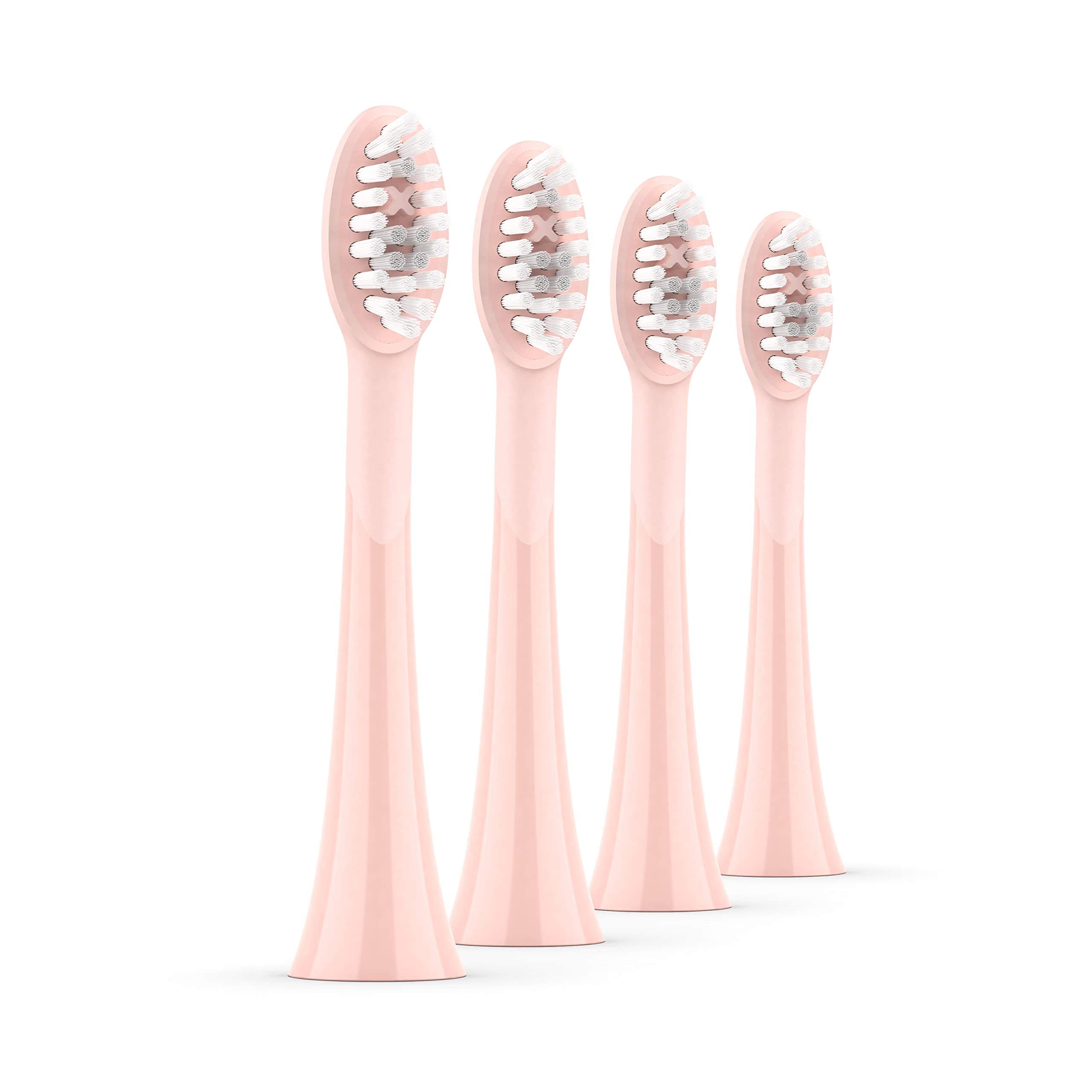 Photo 1 of *USED*
ORDO Replacement Sonic Toothbrush Heads with Pulse Technology for Teeth Cleaning, Plaque Removal, Silicone Polishing, Deep Clean Bristles, Adults, Pack of 4, Rose Gold