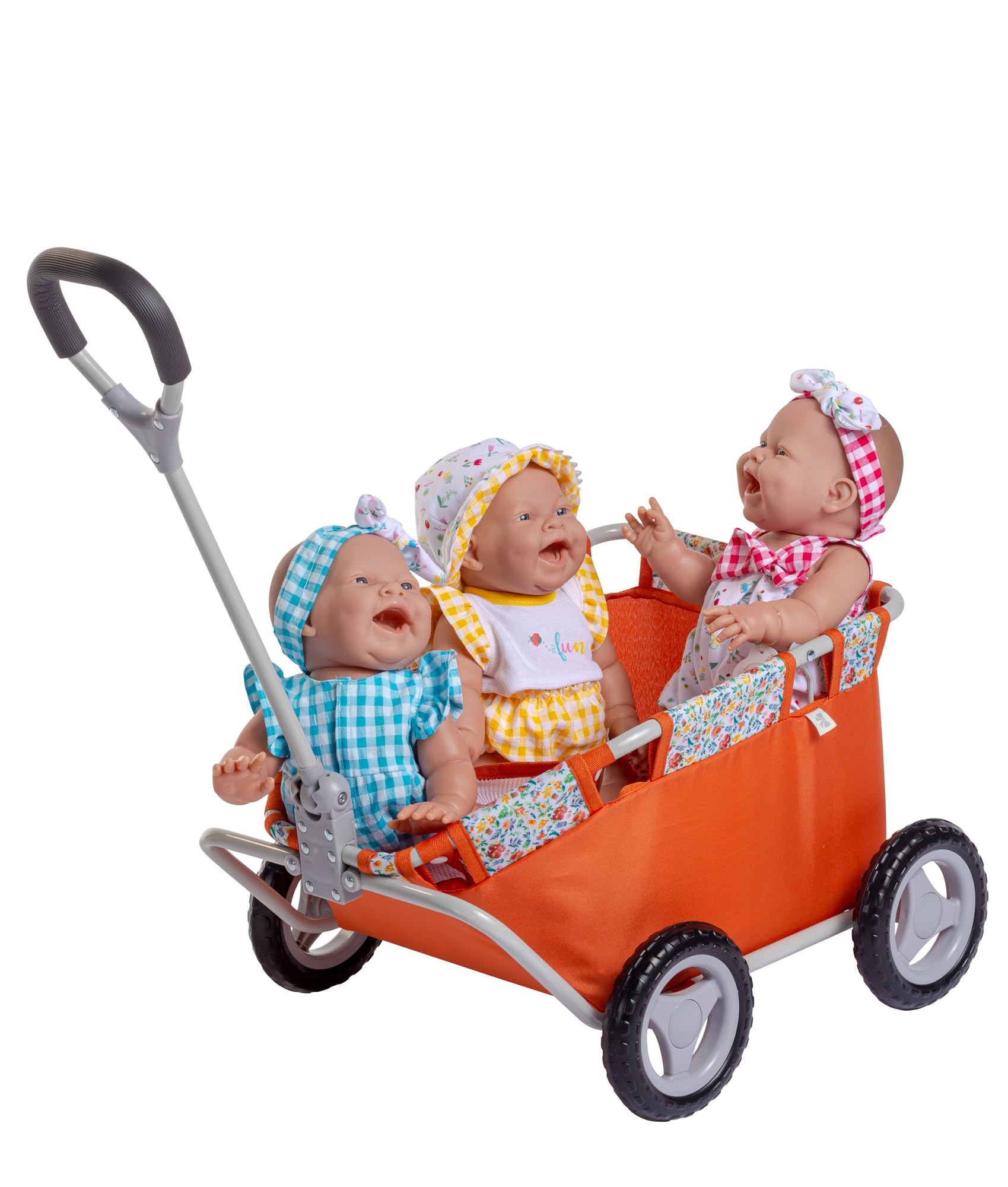 JC Toys - for Keeps Playtime | Deluxe Folding Pull Along | Nature Theme Collection | for Dolls up to 20