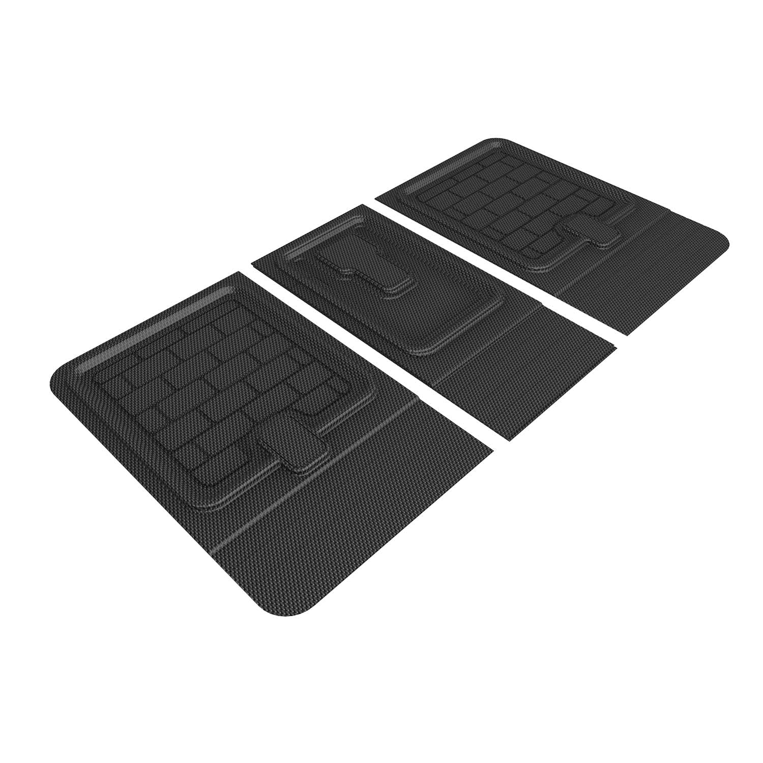 Photo 1 of 3D MAXpider Custom Fit Kagu Seatback Protector (Black) Compatible with Tesla Model Y (Includes Juniper/ Launch Series) 2020-2025 - 2nd Row Seatback Protector