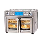 Emeril Lagasse Dual Zone 360 Air Fryer Oven Combo with French Door, 25 QT Extra Large, Cook Two Foods in Different Ways, Up to 60% Faster from Frozen to Finish