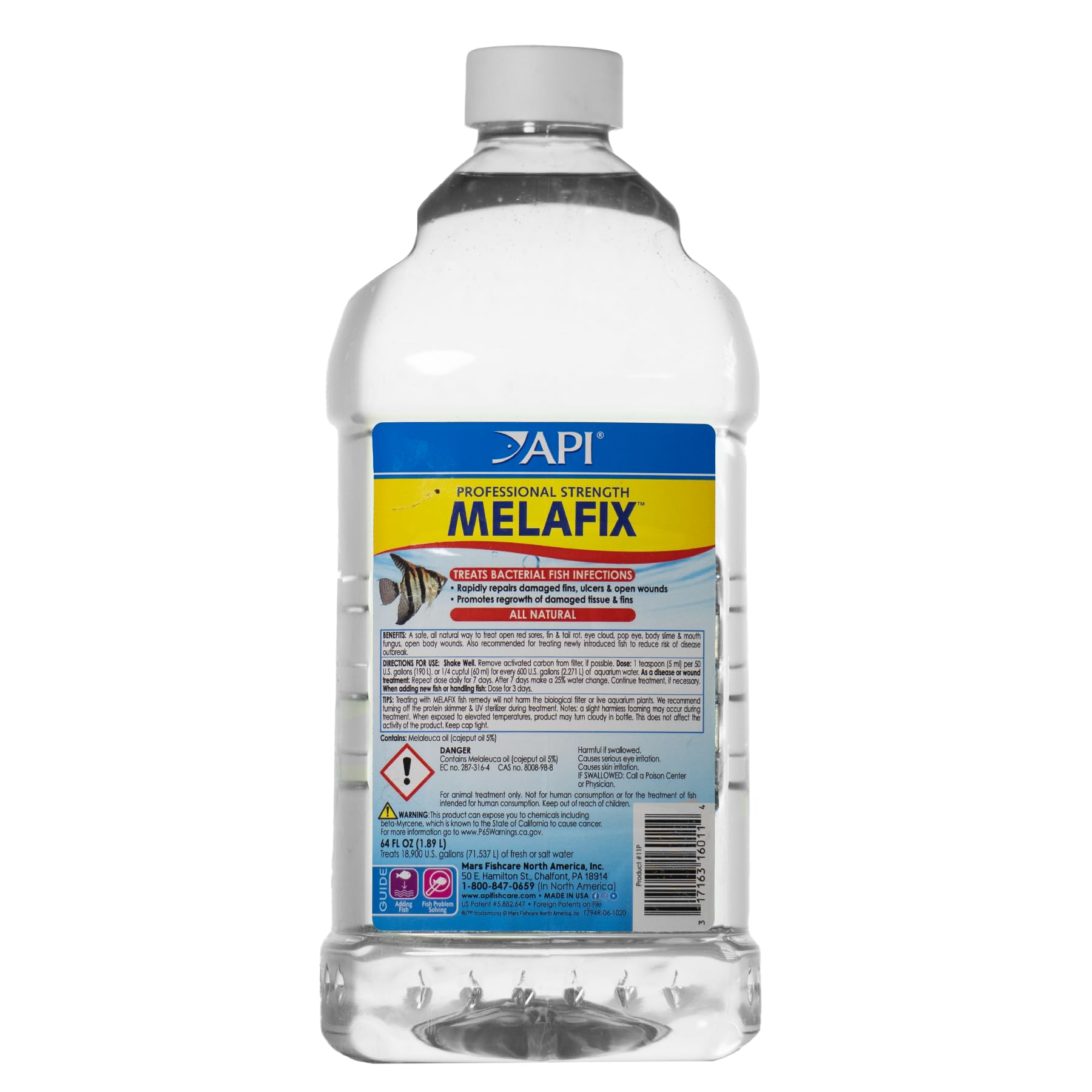 Photo 1 of API MELAFIX Freshwater Fish Bacterial Infection Remedy 64-Ounce Bottle