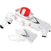 TUPPERWARE Chef Mando-Chef D202 Multi-Slicer Grater Mandolino K&uuml;chenenstar White/Red