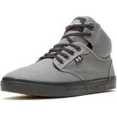 Harley-Davidson Mens Wrenford Canvas Motorcycle Casual Sneaker, Grey, 10.5