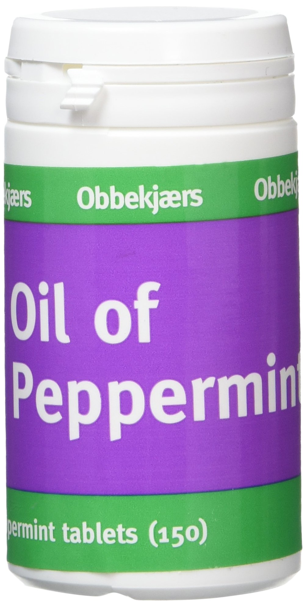 Obbekjaers Peppermint Oil - Pack of 150 Tablets