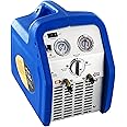 P PBAUTOS 1HP Dual Cylinder Refrigerant Recovery Machine, 110V-120V 60Hz Portable Oil-less Freon Recycling Unit for Both Liquid and Vapor Refrigerant, for Automotive A/C System, Household HVAC System