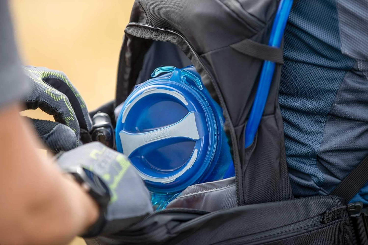 CamelBak Crux 100 oz Hydration Pack Reservoir, Blue : Sports & Outdoors