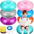 Honoson 6 Pcs Donut Flexible Seating for Classroom Elementary Yoga Balance Exercise Ball Chair for Adult Kid, Graduation Gifts Party Favor, First Day of School Back to School Gifts for Kids