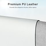 Aothia XL Desk Pad 122x43cm PU Leather Anti-Slip Waterproof Blotter Grey view 4