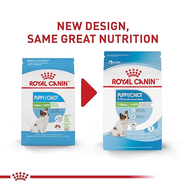 ROYAL CANIN SIZE HEALTH NUTRITION X-SMALL PUPPY DRY DOG FOOD, 3 LB BAG
