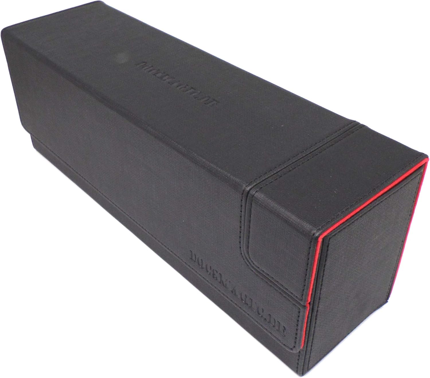 docsmagic.de Premium Magnetic Tray Long Box Black/Red Medium ...
