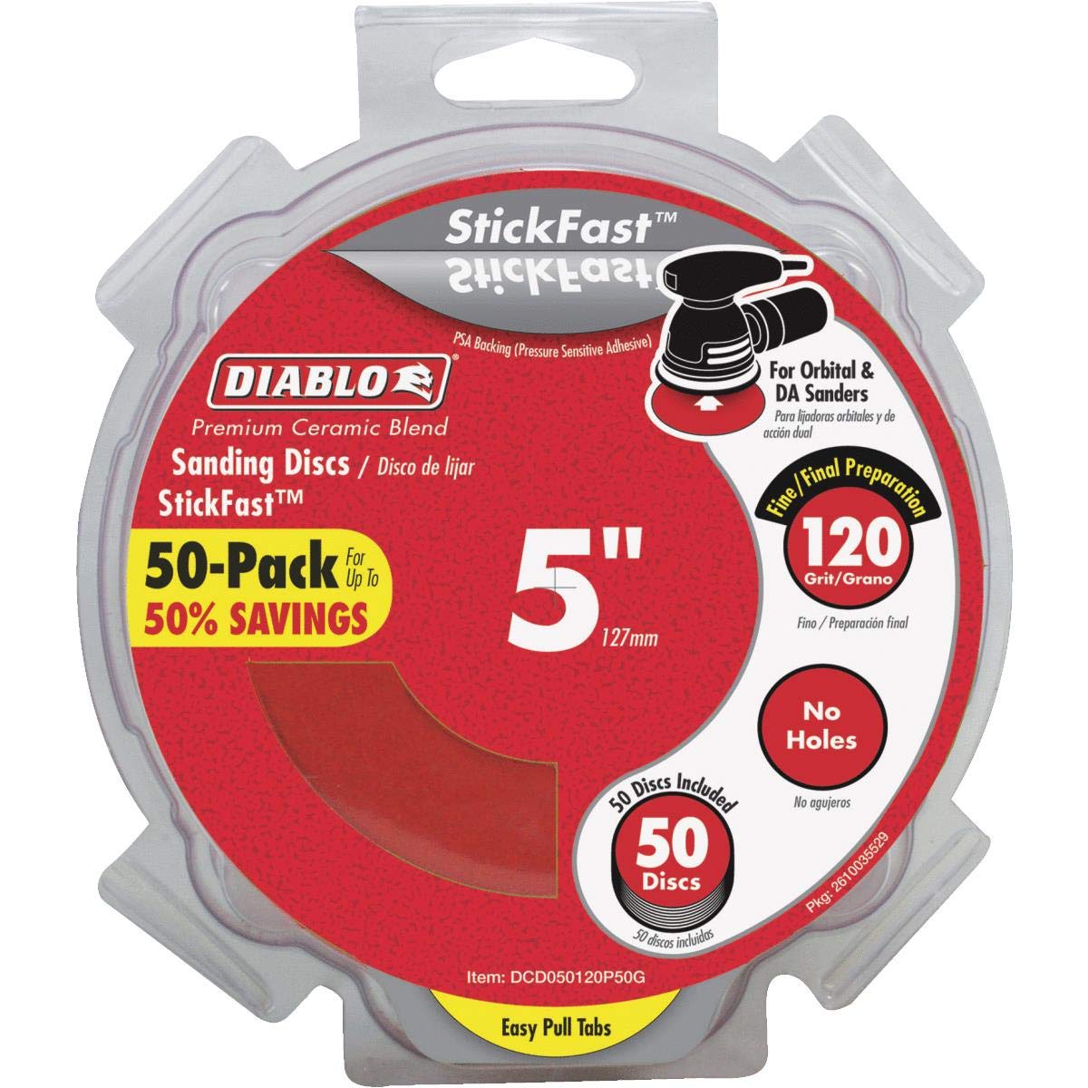 Photo 1 of Diablo 5 ROS DISC PSA 120G 50P