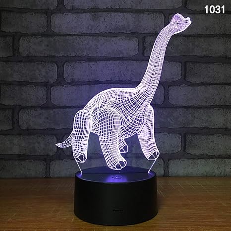 Wylolik Luz nocturna LED para niños 3D Dinosaurio de juguete ...