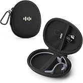SQERO Hard Headphone Case for Shokz OpenRun Pro 2/ OpenSwim Pro | Shockproof Shokz Case, Fits OpenRun/OpenMove/PSIER/CXK Open-Ear Headphones, Built-in Cable Pocket, Detachable Carabiner