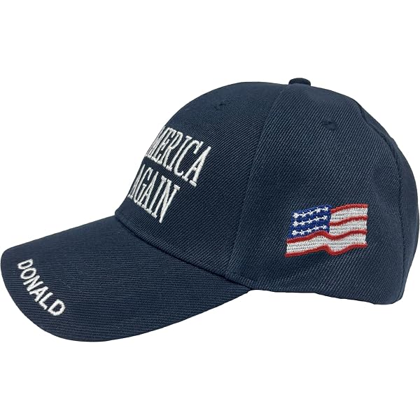 Casquette Trump "Make America Great Again" 2024 - Rouge, Taille Réglable, Coton