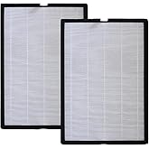 BAP20 Replacement Filter for Bagotte BAP20 Air Purifier BAP20-HF | H13 True HEPA + Activated Carbon | 3-Stage Filtration for Home Use | 2-Pack