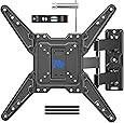 Mounting Dream Full Motion TV Wall Mount for Most 26-55 Inch TVs, Wall Mount for TV with Swivel Articulating Arms, Perfect Center Design TV Mounts Wall, up to VESA 400x400mm and 77 lbs. MD2413-MX