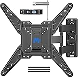 Mounting Dream UL Listed TV Mount for Most 26-55 Inch TVs, Full Motion TV Wall Mount with Perfect Center Design on Single Stu