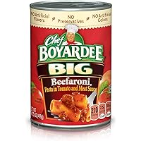 Chef Boyardee Big Beefaroni, 14.75 oz, 12 Pack