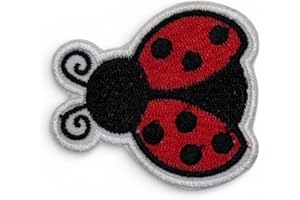 Ladybugs are Cute Iron-On Embroidery Patch