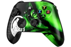 Nonbliep Compatible with Xbox Controller, for Xbox Series X|S, Xbox One X|S, Steam, PC, Special Edition Custom Wireless Controller with 3.5mm Audio Jack/Dual Vibration/Turbo Need to Upgrade