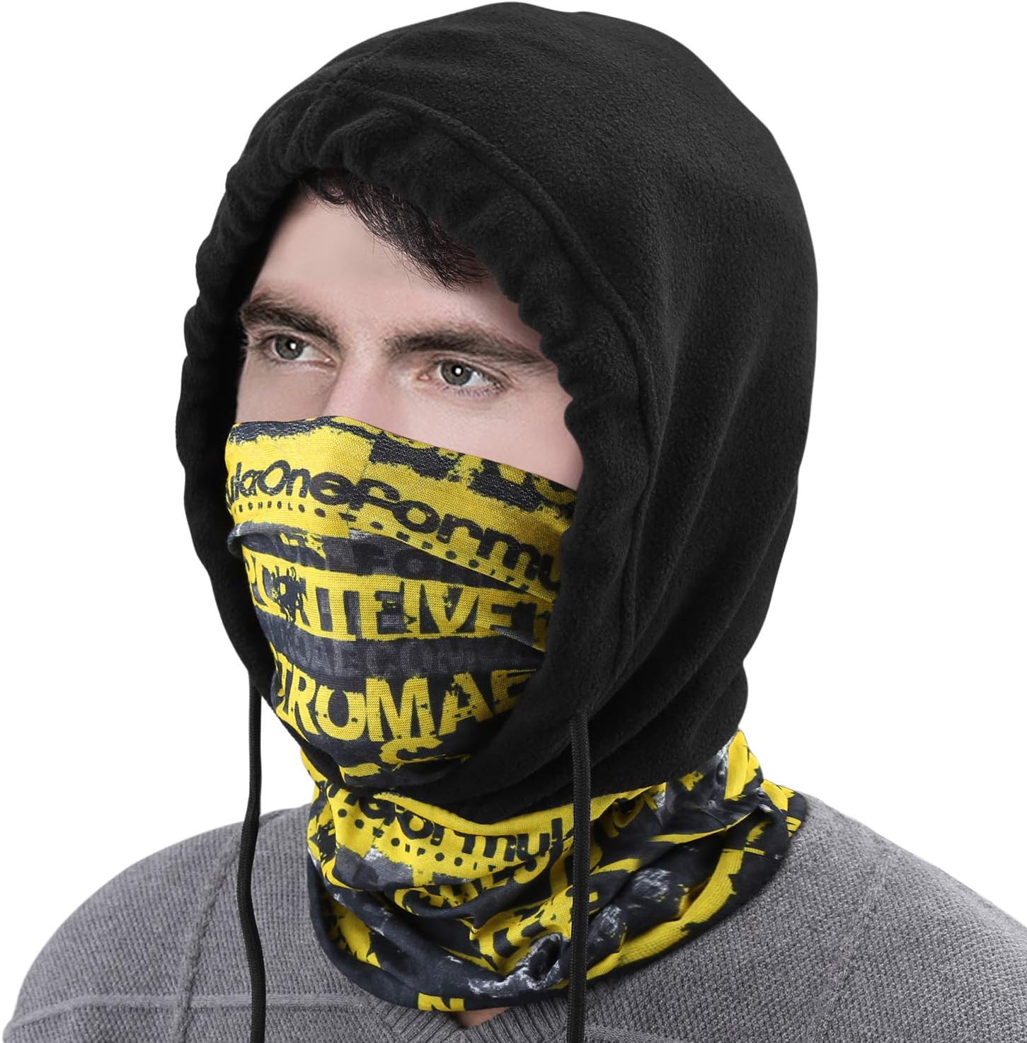 mysuntown Balaclava Motorcycle Mask Cold Weather Face Wind Resistant Face Mask Tactical Adjustable Balaclava Hood for Outdoor Sports Ski Mask Thermal Winter Hood Neck Gaiter Face Warmer