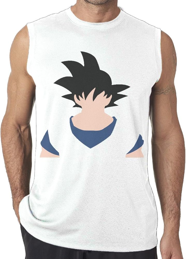 E1SYNDICATE TANK TOP SHIRT TRAINING GO SUPER SAIYAN DRAGONBALL GYM SON GOKU S/M/L/XL