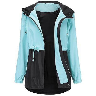 Women's Waterproof Hooded Rain Jacket Long Trench Togo Ubuy