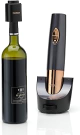 Cuisinart Rechargeable Automatic Wine Opener Vacuum Sealer Corkscrew 80 Bottles view 9