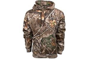 King's Camo KCB115 Men's Classic Hunting Cotton/Poly Blend Camo Pullover Hoodie