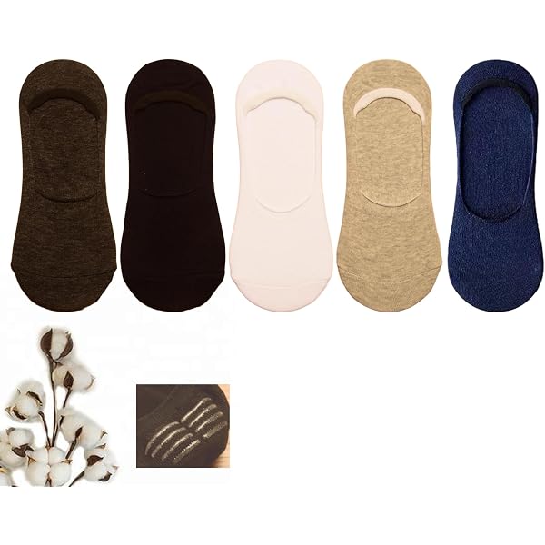 Nvzi Men’s No-Show Socks 3-Pack – Low Cut Invisible Socks With Non-Slip Grip & Moisture Wicking