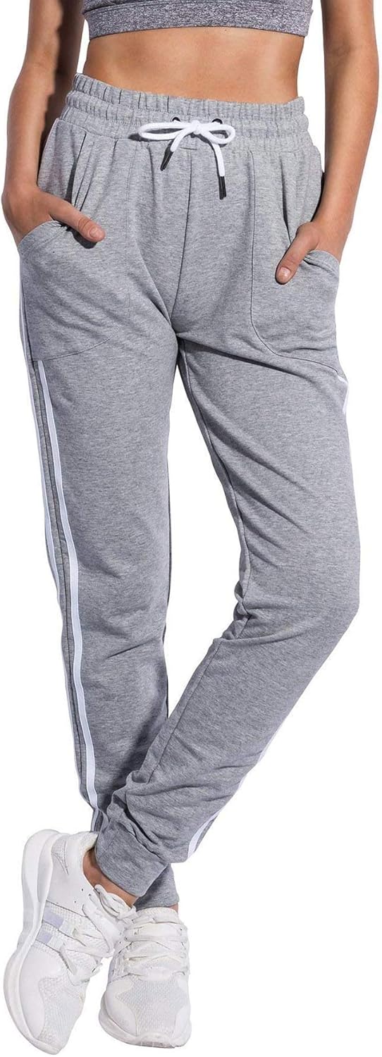striped jogger pants womens