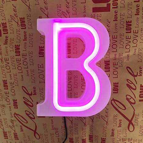 pink wall letters