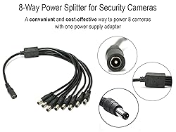 SOLTECH 8 Way DC Power Supply Splitter for Security
