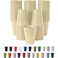 Exquisite 12 Oz Ivory Plastic Cups For Party 50 Pack | Ivory Disposable Cups For Party Supplies | Disposable Drinkware | Plastic Party Cup | Drinking Cup For Parties, Events & Everyday