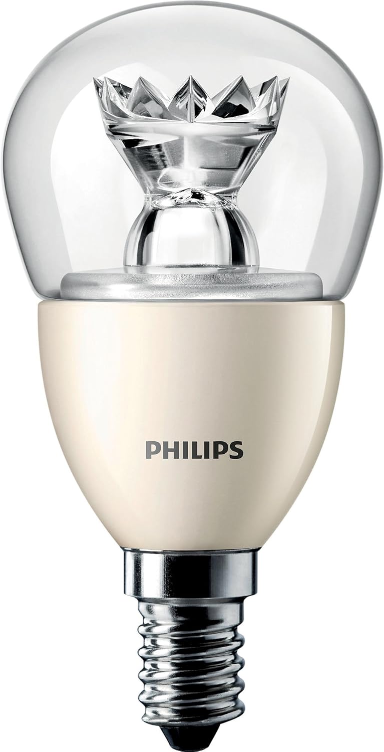 Philips MASTER LED 6W Luster Golf Ball Bulb (40W Replacement), Warm