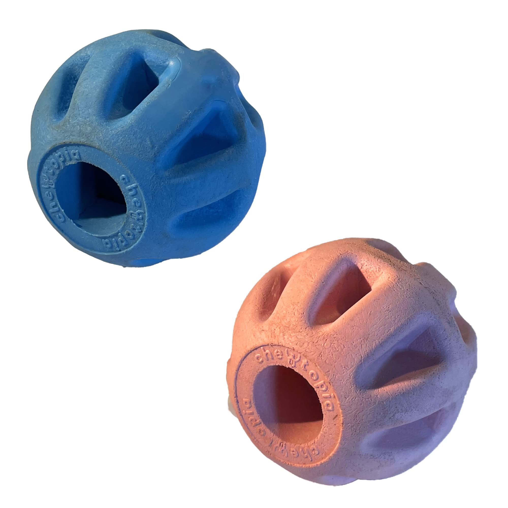 Chewtopia Dog Treat Ball Toy - Soft and ideal for tying rope or adding treats