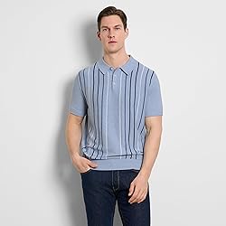 Van Heusen Men's Short Sleeve Temp Control Polo