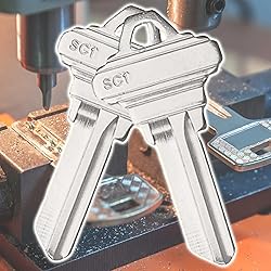 Schlage SC1 Key Blanks Pack of 50 Uncut Blank Keys
