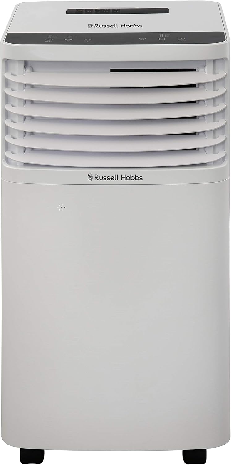 Russell Hobbs RHPAC3001 Air Conditioner, 670 W, 1 Liter, Grey Amazon