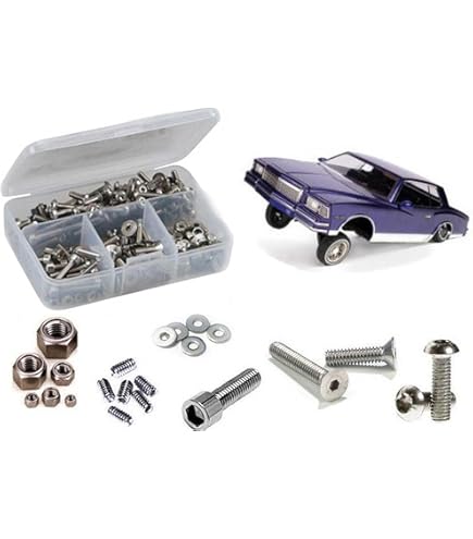 Amazon.com: RCScrewZ Stainless Steel Screw Kit rer077 Compatible